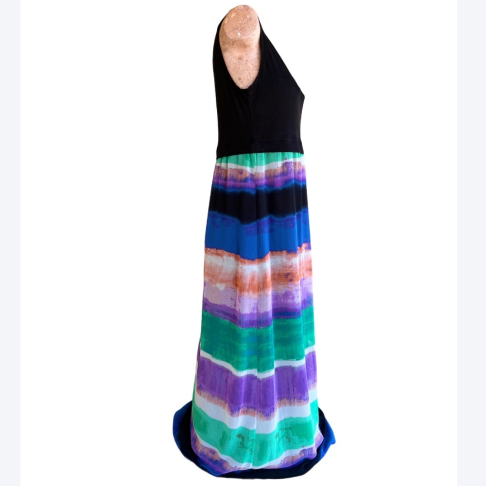 Black/Multi-Color Maxi - Picture 3 of 7